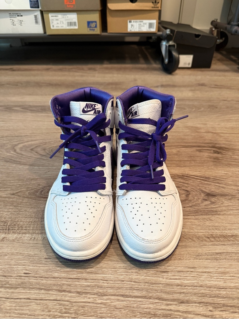 Women’s Air Jordan 1 Court Purple